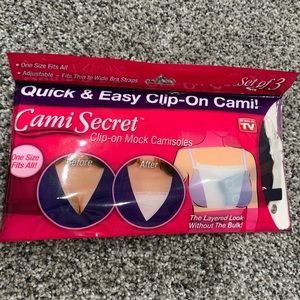 Clip on Cami 3 Pack